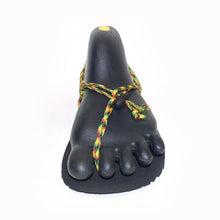 Load image into Gallery viewer, Huarachi #01 / vibram sole / Black x Rasta color
